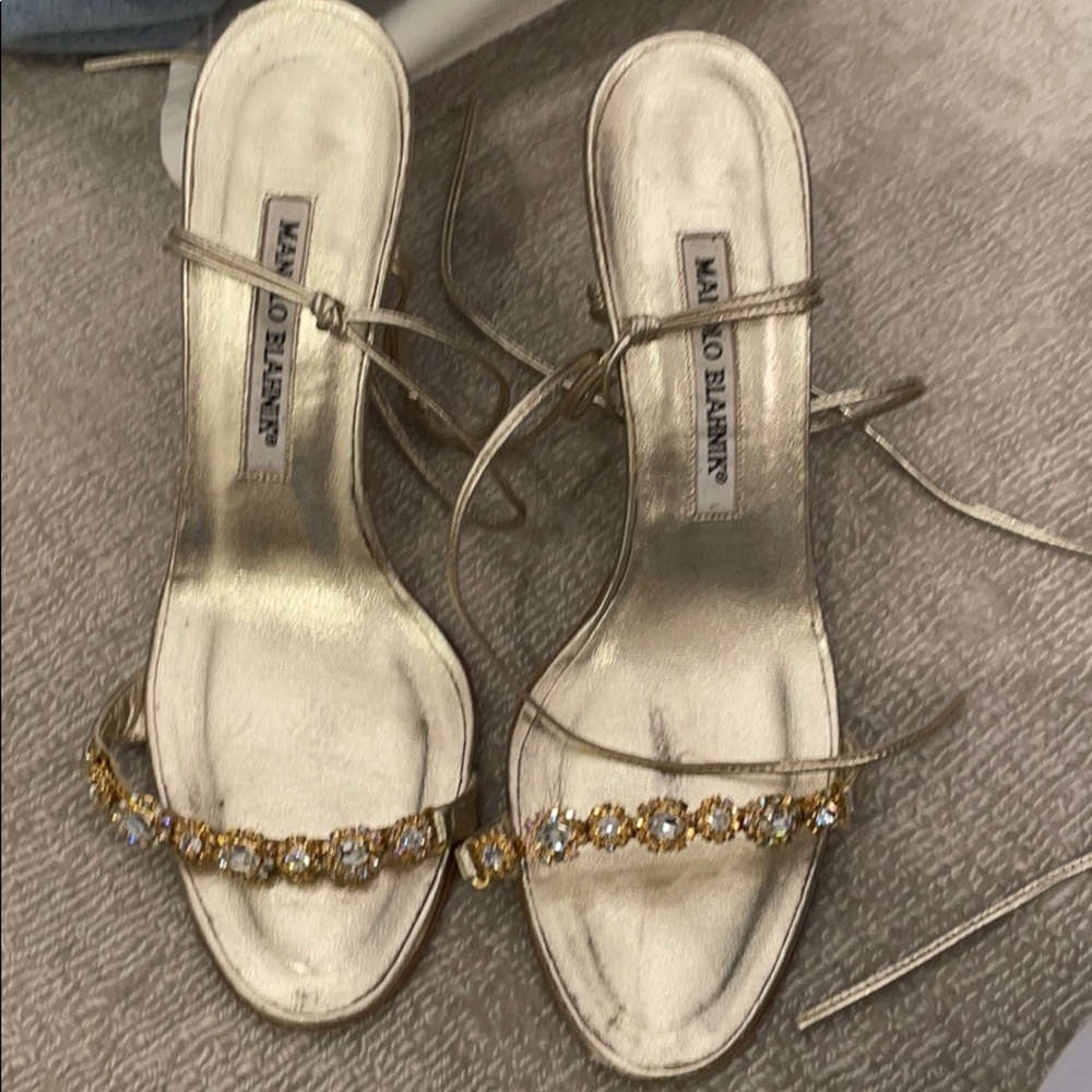 Manolo wrap sandals